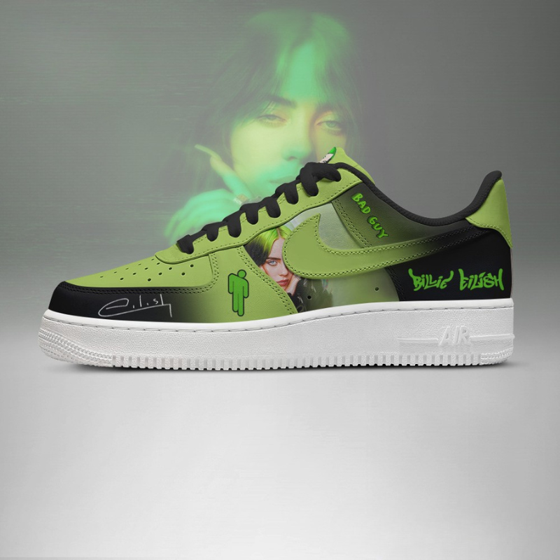 LIMITED EDITION - NEW CUSTOMIZED BILLIE EILISH AF1 SHOES