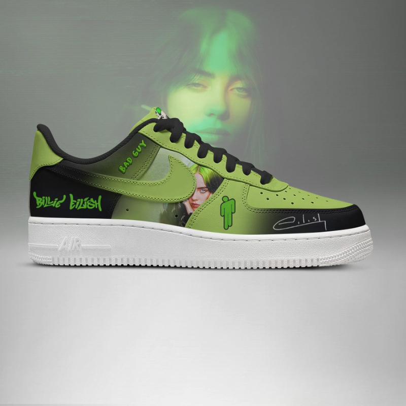 LIMITED EDITION - NEW CUSTOMIZED BILLIE EILISH AF1 SHOES