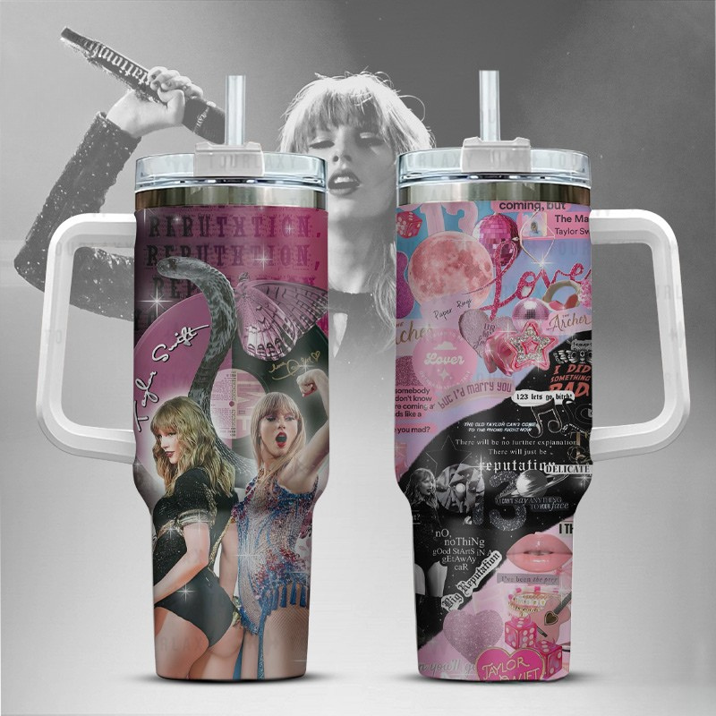 LIMITED EDITION - NEW CUSTOMIZED TAYLOR SWIFT 40 Oz TUMBLER