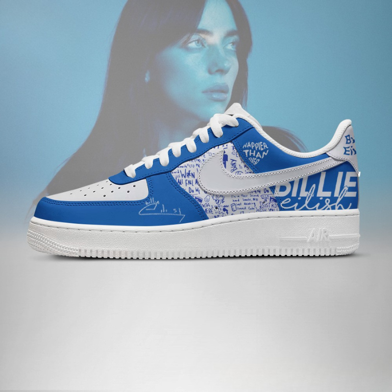 LIMITED EDITION - NEW CUSTOMIZED BILLIE EILISH AF1 SHOES
