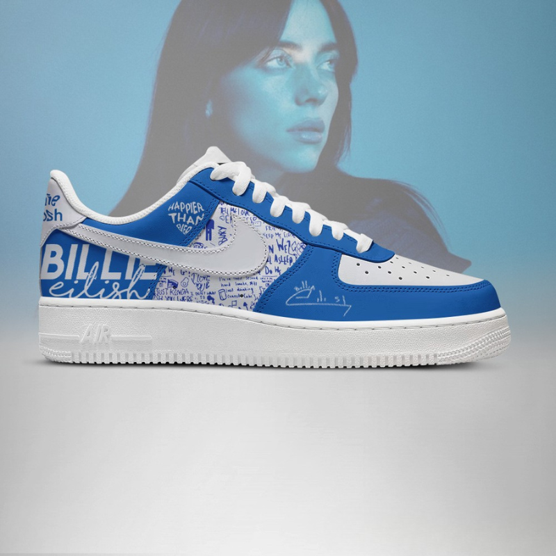LIMITED EDITION - NEW CUSTOMIZED BILLIE EILISH AF1 SHOES