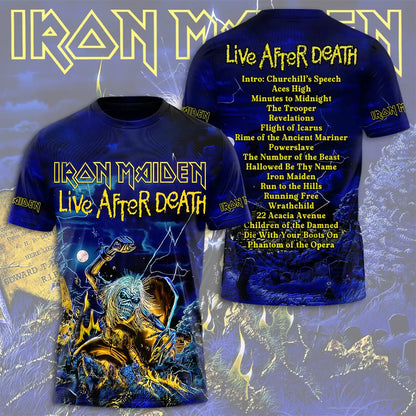 LIMITED EDITION - NEW CUSTOMIZED IRON MAIDEN T-SHIRT, HOODIE, ZIP HOODIE