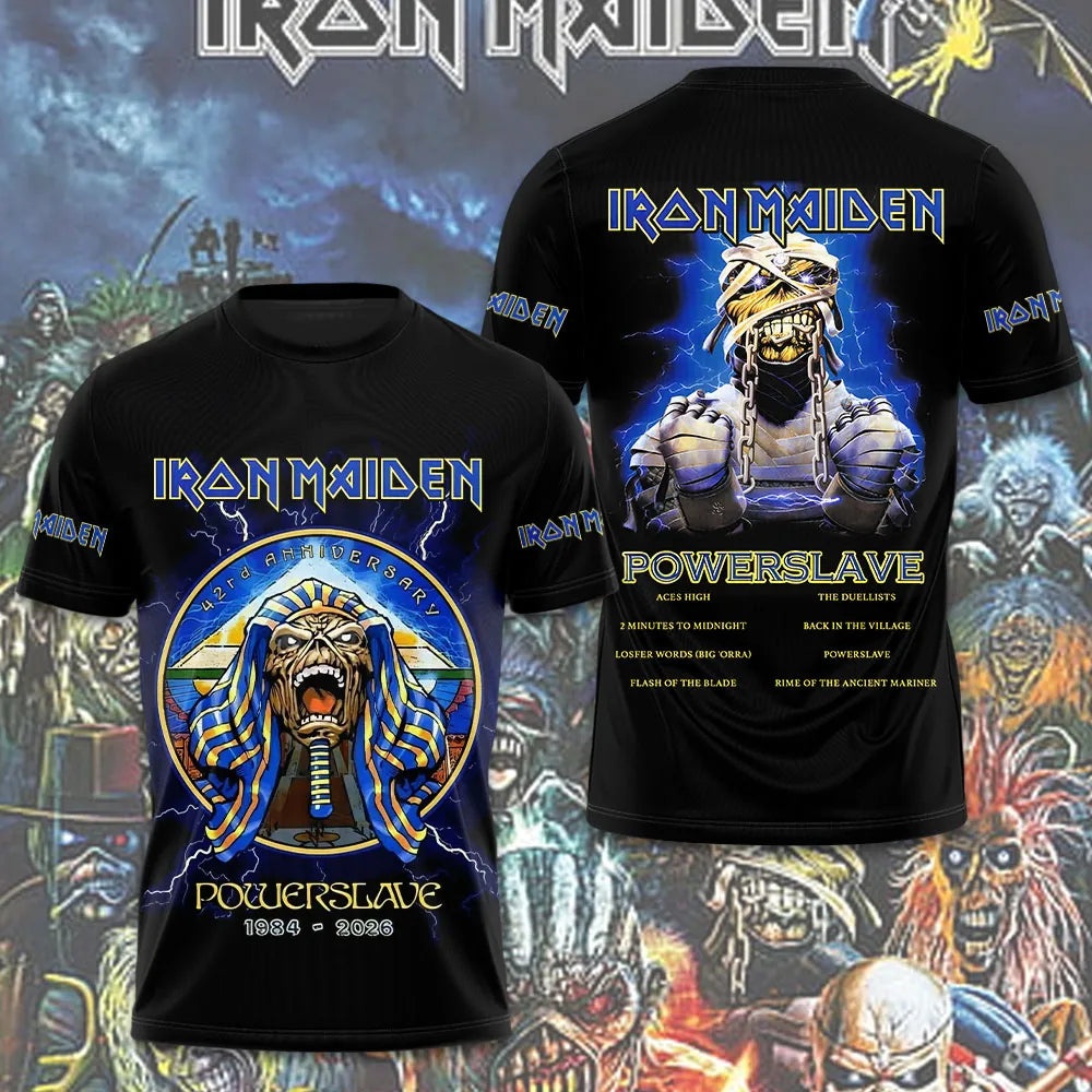 LIMITED EDITION - NEW CUSTOMIZED IRON MAIDEN T-SHIRT, HOODIE, ZIP HOODIE