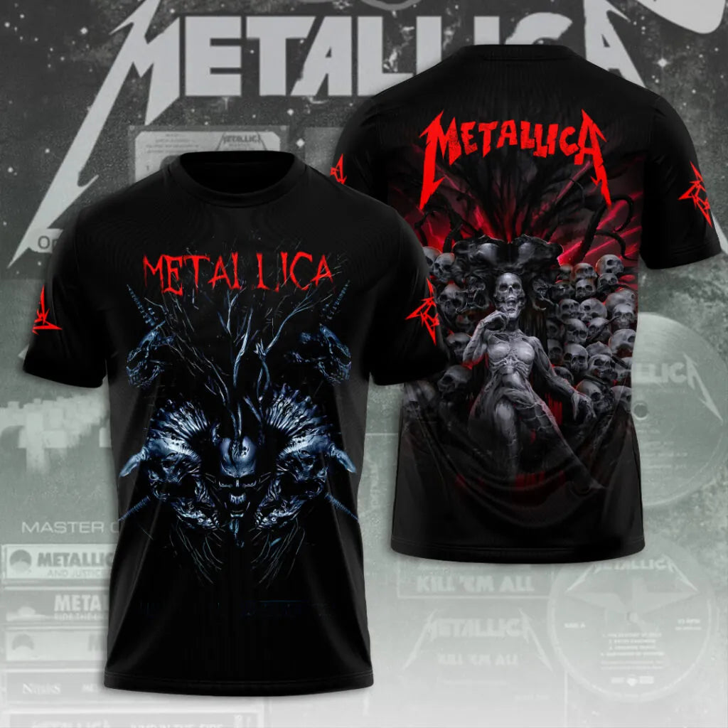 LIMITED EDITION - NEW CUSTOMIZED METALLICA T-SHIRT, HOODIE, ZIP HOODIE