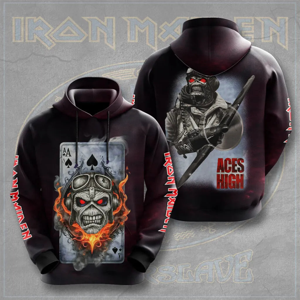LIMITED EDITION - NEW CUSTOMIZED IRON MAIDEN T-SHIRT, HOODIE, ZIP HOODIE