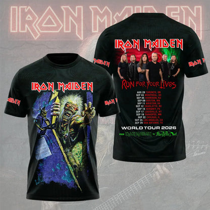 LIMITED EDITION - NEW CUSTOMIZED IRON MAIDEN T-SHIRT, HOODIE, ZIP HOODIE