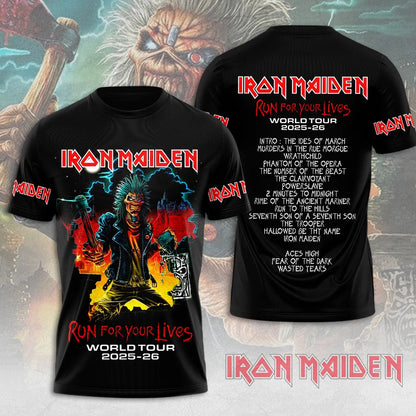 LIMITED EDITION - NEW CUSTOMIZED IRON MAIDEN T-SHIRT, HOODIE, ZIP HOODIE