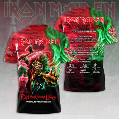LIMITED EDITION - NEW CUSTOMIZED IRON MAIDEN T-SHIRT, HOODIE, ZIP HOODIE