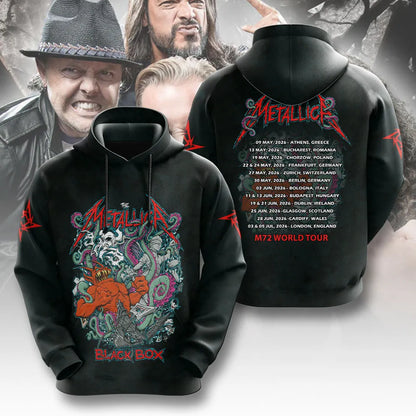 LIMITED EDITION - NEW CUSTOMIZED METALLICA T-SHIRT, HOODIE, ZIP HOODIE