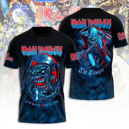 LIMITED EDITION - NEW CUSTOMIZED IRON MAIDEN T-SHIRT, HOODIE, ZIP HOODIE