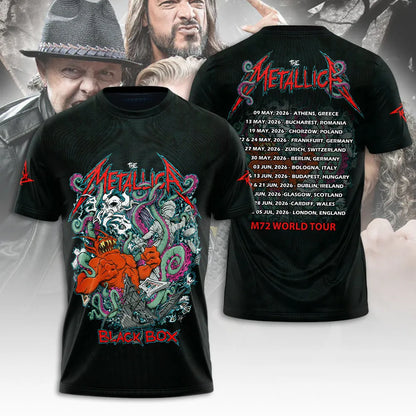 LIMITED EDITION - NEW CUSTOMIZED METALLICA T-SHIRT, HOODIE, ZIP HOODIE
