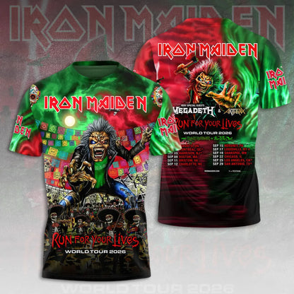 LIMITED EDITION - NEW CUSTOMIZED IRON MAIDEN T-SHIRT, HOODIE, ZIP HOODIE