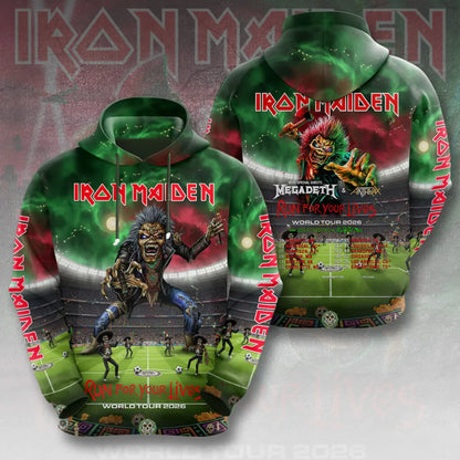 LIMITED EDITION - NEW CUSTOMIZED IRON MAIDEN T-SHIRT, HOODIE, ZIP HOODIE