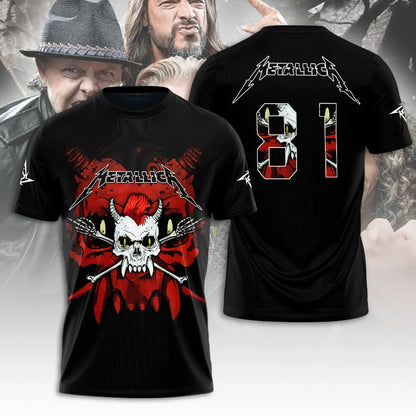 LIMITED EDITION - NEW CUSTOMIZED METALLICA T-SHIRT, HOODIE, ZIP HOODIE
