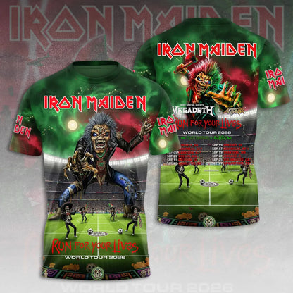 LIMITED EDITION - NEW CUSTOMIZED IRON MAIDEN T-SHIRT, HOODIE, ZIP HOODIE