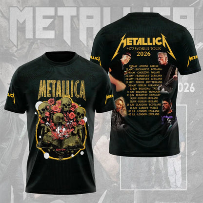 LIMITED EDITION - NEW CUSTOMIZED METALLICA T-SHIRT, HOODIE, ZIP HOODIE
