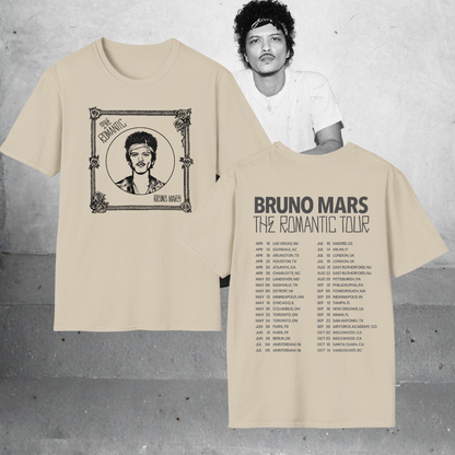 LIMITED EDITION - NEW CUSTOMIZED BRUNO MARS T-SHIRT | MULTIPLE COLORS AVAILABLE