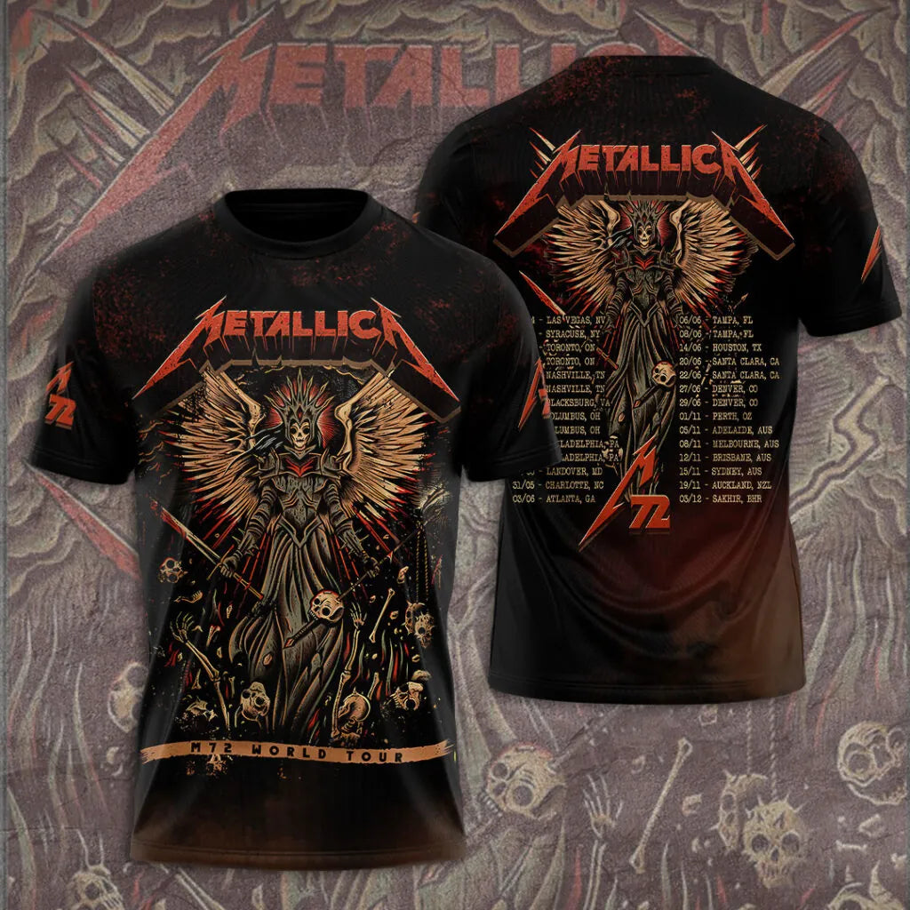 LIMITED EDITION - NEW CUSTOMIZED METALLICA T-SHIRT, HOODIE, ZIP HOODIE