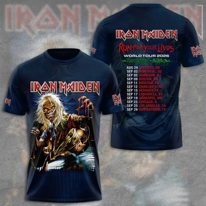 LIMITED EDITION - NEW CUSTOMIZED IRON MAIDEN T-SHIRT, HOODIE, ZIP HOODIE