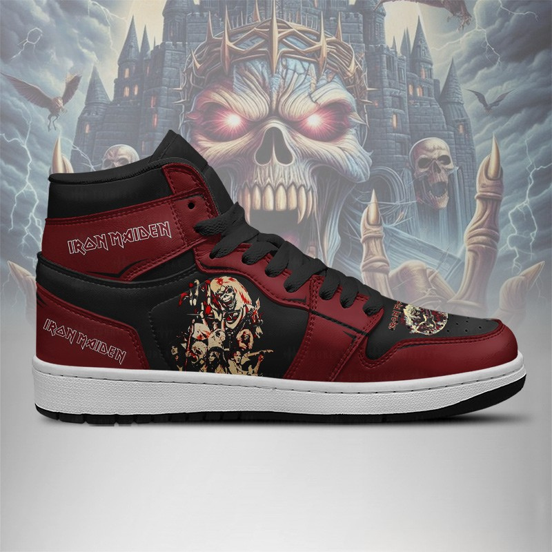 LIMITED EDITION - NEW CUSTOMIZED IRON MAIDEN AIR JORDAN SHOES