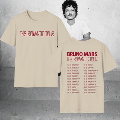 LIMITED EDITION - NEW CUSTOMIZED BRUNO MARS T-SHIRT | MULTIPLE COLORS AVAILABLE