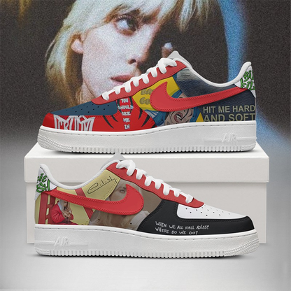 LIMITED EDITION - NEW CUSTOMIZED BILLIE EILISH AF1 SHOES