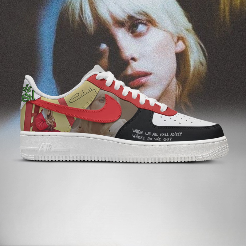 LIMITED EDITION - NEW CUSTOMIZED BILLIE EILISH AF1 SHOES