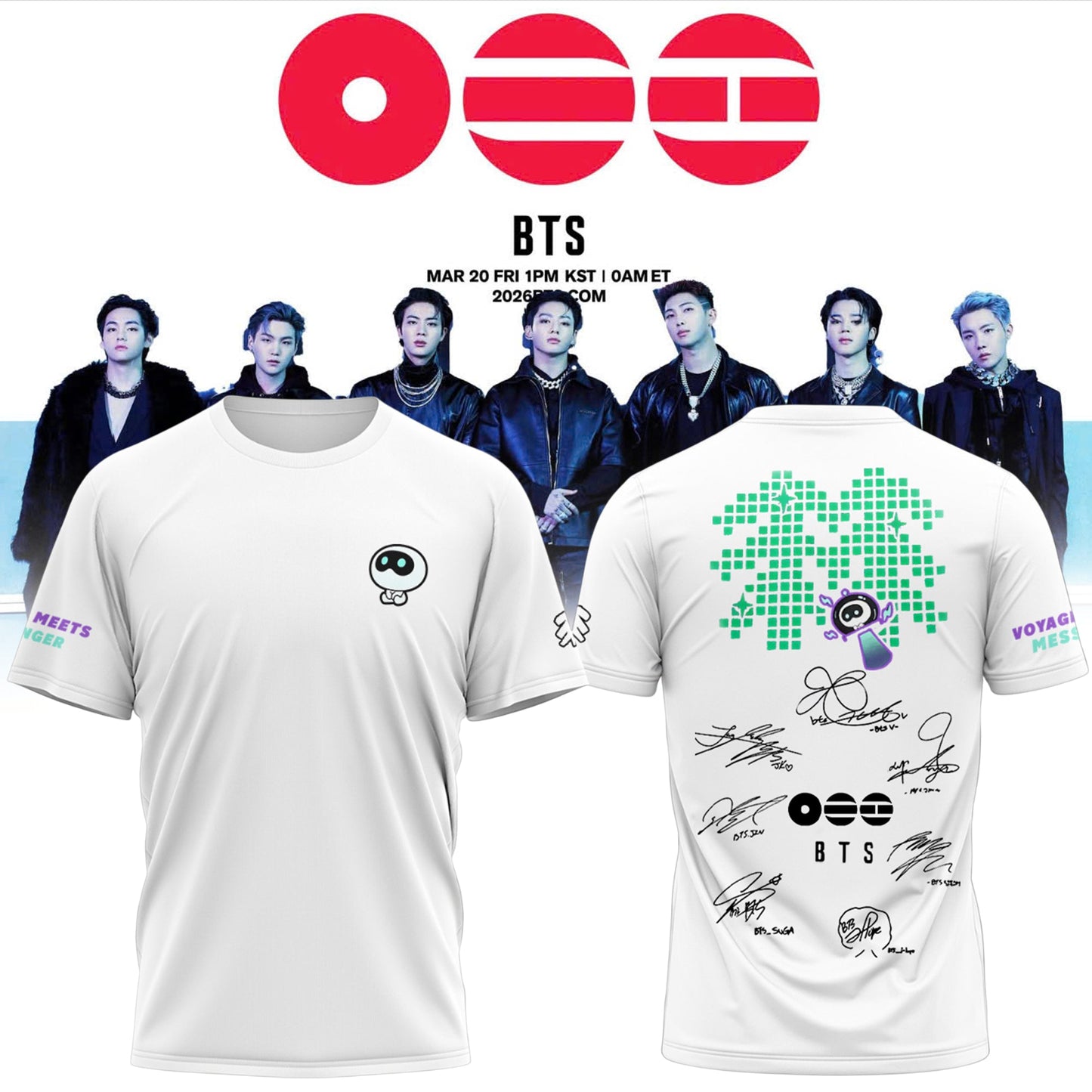 LIMITED EDITION - BTS COMEBACK WORLD TOUR APPAREL