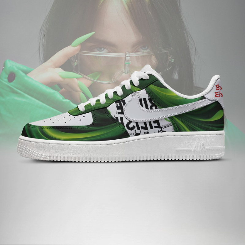 LIMITED EDITION - NEW CUSTOMIZED BILLIE EILISH AF1 SHOES
