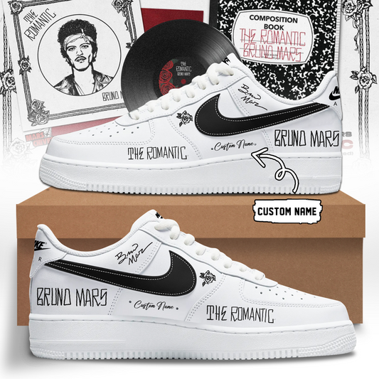 LIMITED EDITION - NEW CUSTOMIZED BRUNO MARS AF1 SHOES