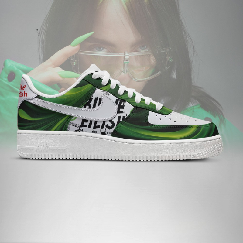 LIMITED EDITION - NEW CUSTOMIZED BILLIE EILISH AF1 SHOES