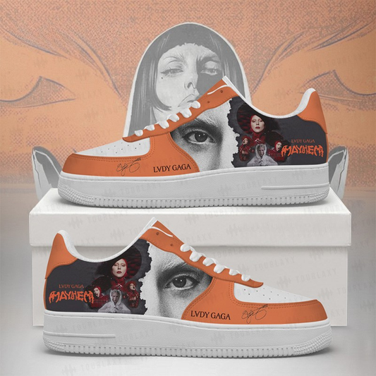 LIMITED EDITION - NEW CUSTOMIZED LADY GAGA AF1 SHOES