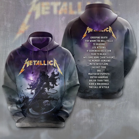 LIMITED EDITION - NEW CUSTOMIZED METALLICA T-SHIRT, HOODIE, ZIP HOODIE
