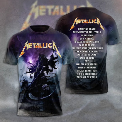 LIMITED EDITION - NEW CUSTOMIZED METALLICA T-SHIRT, HOODIE, ZIP HOODIE