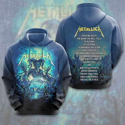LIMITED EDITION - NEW CUSTOMIZED METALLICA T-SHIRT, HOODIE, ZIP HOODIE