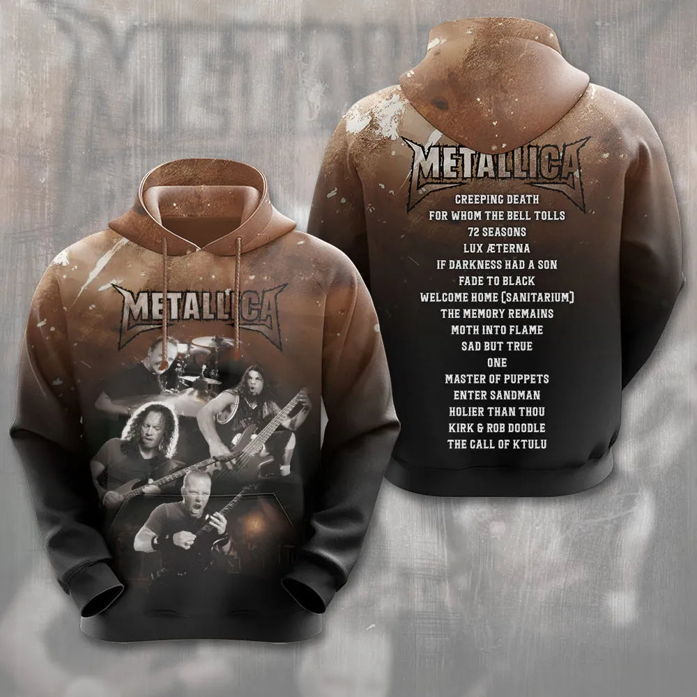 LIMITED EDITION - NEW CUSTOMIZED METALLICA T-SHIRT, HOODIE, ZIP HOODIE