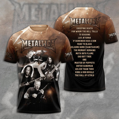 LIMITED EDITION - NEW CUSTOMIZED METALLICA T-SHIRT, HOODIE, ZIP HOODIE