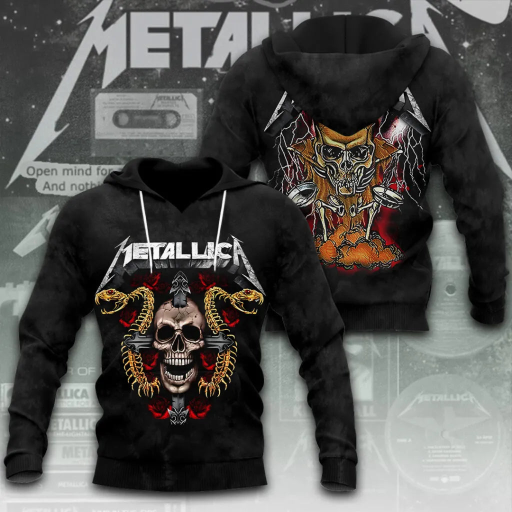 LIMITED EDITION - NEW CUSTOMIZED METALLICA T-SHIRT, HOODIE, ZIP HOODIE