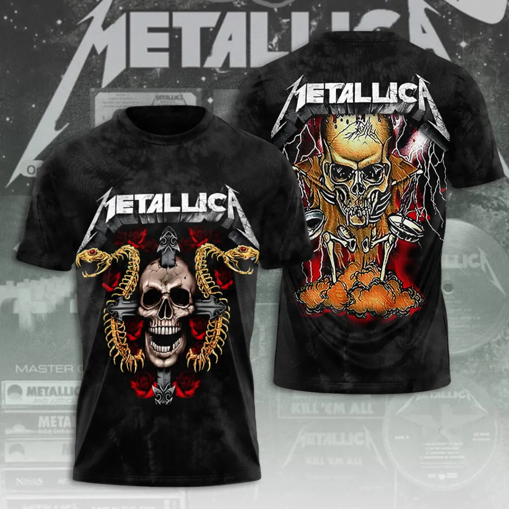 LIMITED EDITION - NEW CUSTOMIZED METALLICA T-SHIRT, HOODIE, ZIP HOODIE