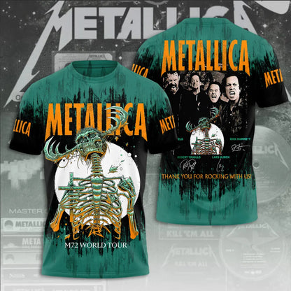 LIMITED EDITION - NEW CUSTOMIZED METALLICA T-SHIRT, HOODIE, ZIP HOODIE