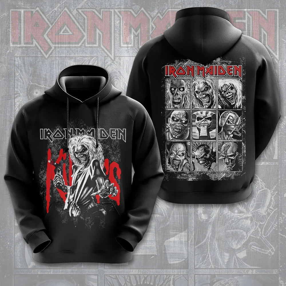LIMITED EDITION - NEW CUSTOMIZED IRON MAIDEN T-SHIRT, HOODIE, ZIP HOODIE
