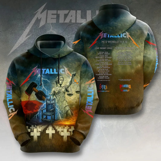 LIMITED EDITION - NEW CUSTOMIZED METALLICA T-SHIRT, HOODIE, ZIP HOODIE