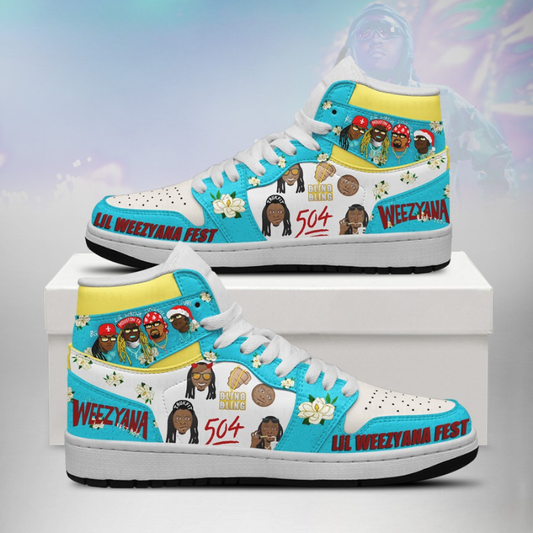 LIMITED EDITION - NEW CUSTOMIZED LIL WAYNE AIR JORDAN SHOES