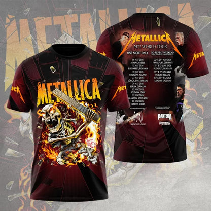 LIMITED EDITION - NEW CUSTOMIZED METALLICA T-SHIRT, HOODIE, ZIP HOODIE
