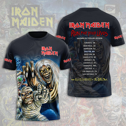 LIMITED EDITION - NEW CUSTOMIZED IRON MAIDEN T-SHIRT, HOODIE, ZIP HOODIE