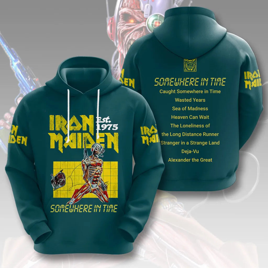 LIMITED EDITION - NEW CUSTOMIZED IRON MAIDEN T-SHIRT, HOODIE, ZIP HOODIE