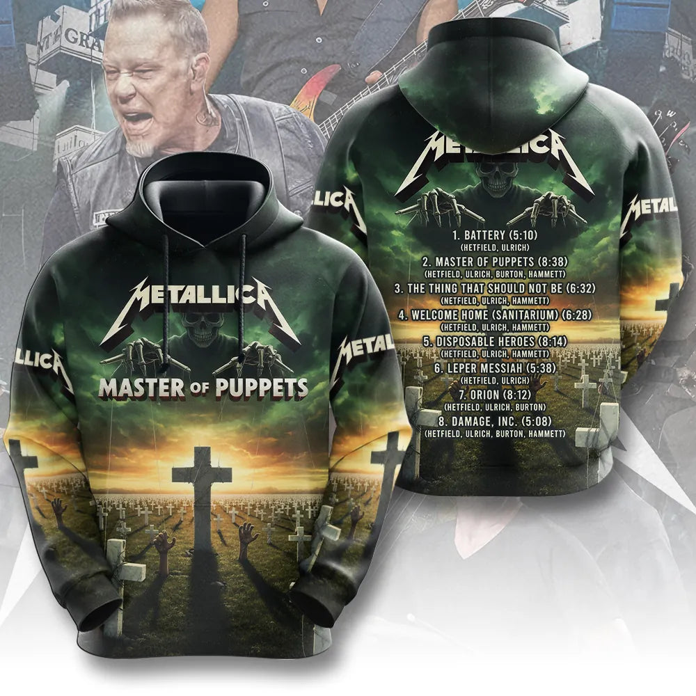 LIMITED EDITION - NEW CUSTOMIZED METALLICA T-SHIRT, HOODIE, ZIP HOODIE