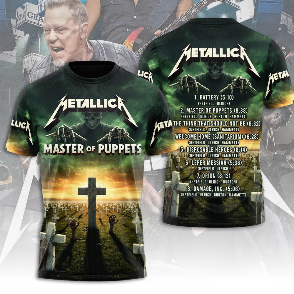 LIMITED EDITION - NEW CUSTOMIZED METALLICA T-SHIRT, HOODIE, ZIP HOODIE