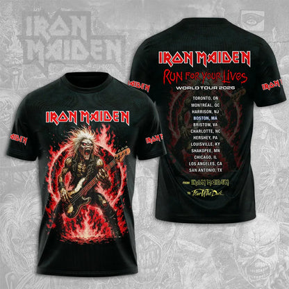 LIMITED EDITION - NEW CUSTOMIZED IRON MAIDEN T-SHIRT, HOODIE, ZIP HOODIE