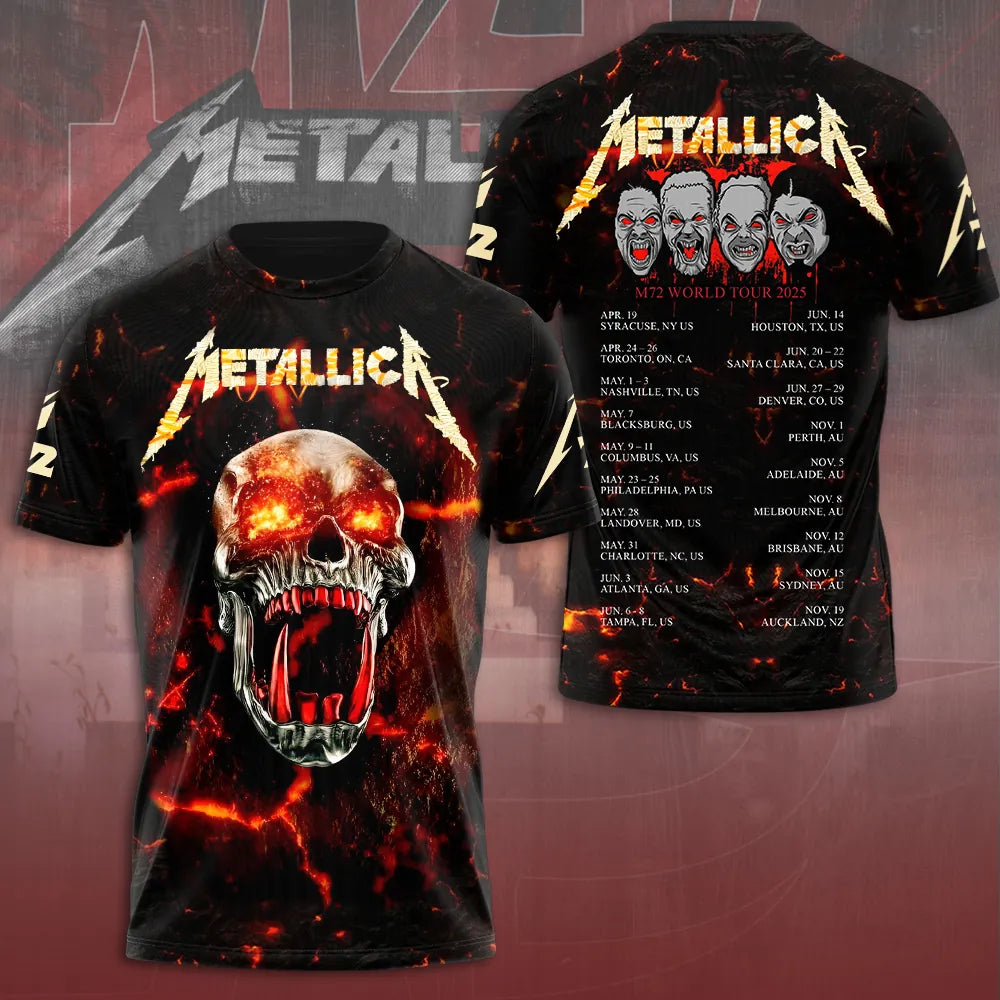LIMITED EDITION - NEW CUSTOMIZED METALLICA T-SHIRT, HOODIE, ZIP HOODIE